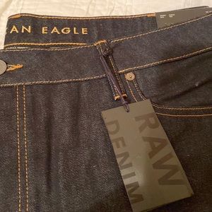 American Eagle raw denim jeans sz 44 x 32